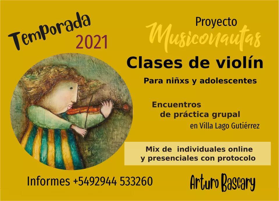 Clases de viol&iacute;n por Arturo Bascary