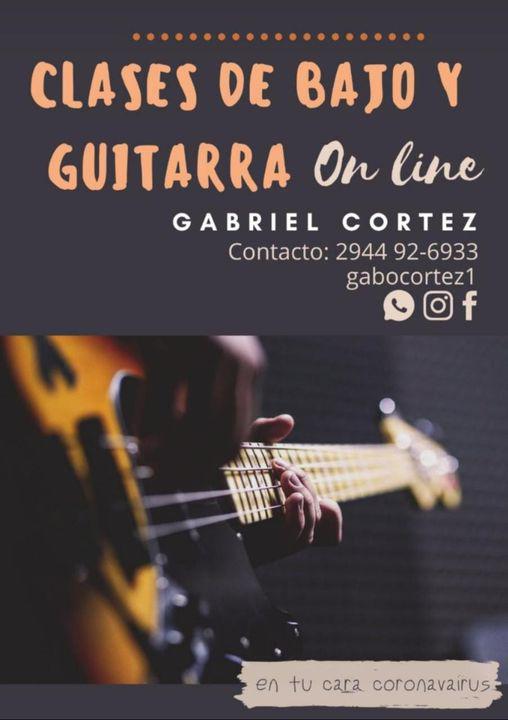 Clases de bajo y guitarra con Gabriel Cortez - On Line