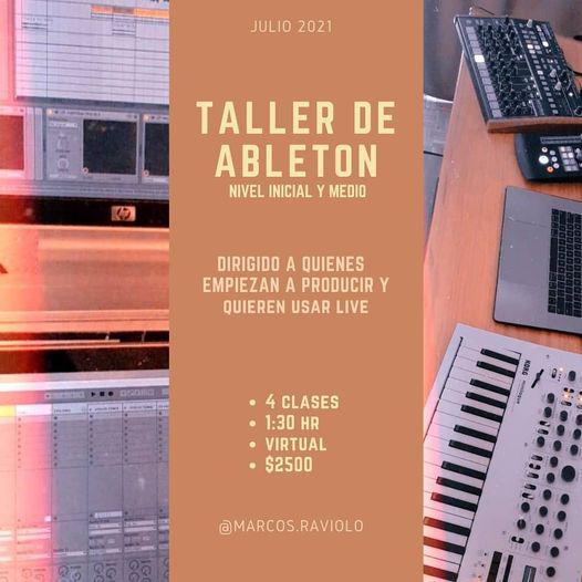 Taller de Ableton por Marcos Raviolo