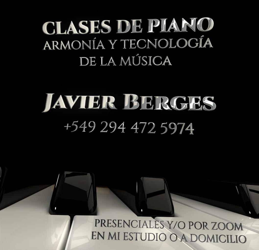 Clases de piano, armonia, y tecnolog&iacute;a de la m&uacute;sica. Javier Berges