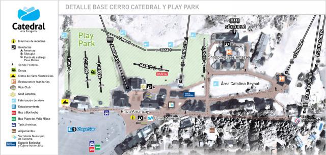 Mapa Base Cerro Catedral - Informacin - Ski Project Arg 