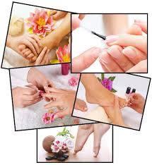 Promociones para belleza de pies y manicuría.