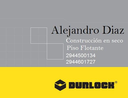 Alejandro Diaz - Construccin en seco - Durlock - Piso Flotante