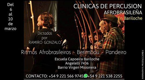 Clinicas de Percusin Afrobrasileras en Bariloche