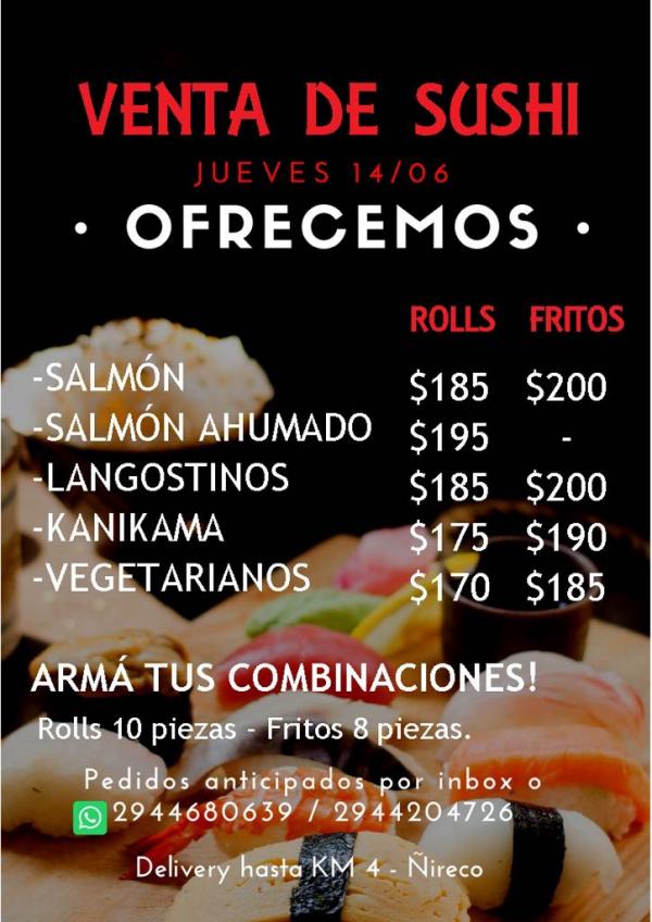 Venta de sushi