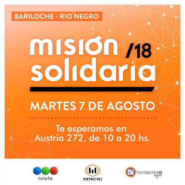 Misin Solidaria en Bariloche, Ro Negro