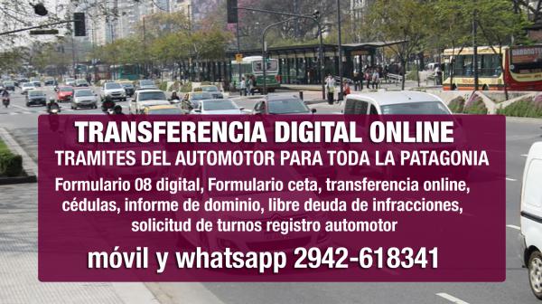 Gestoria Digital, Transferencia Digital de autos, formulario 08 digital
