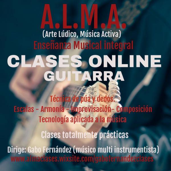 Clases online de guitarra