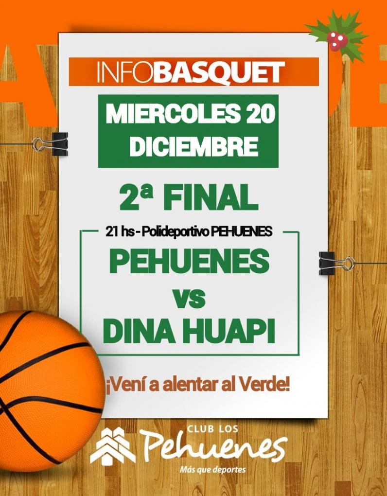 BASQUET: 2da. Final Torneo Local