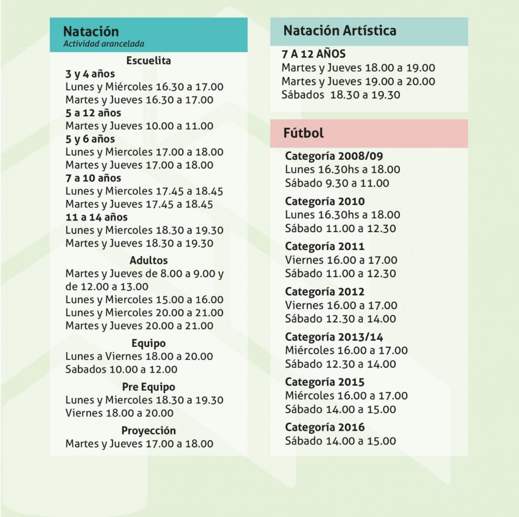 HORARIOS DE JUNIO 2022