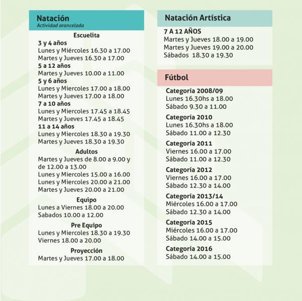 HORARIOS DE JUNIO 2022