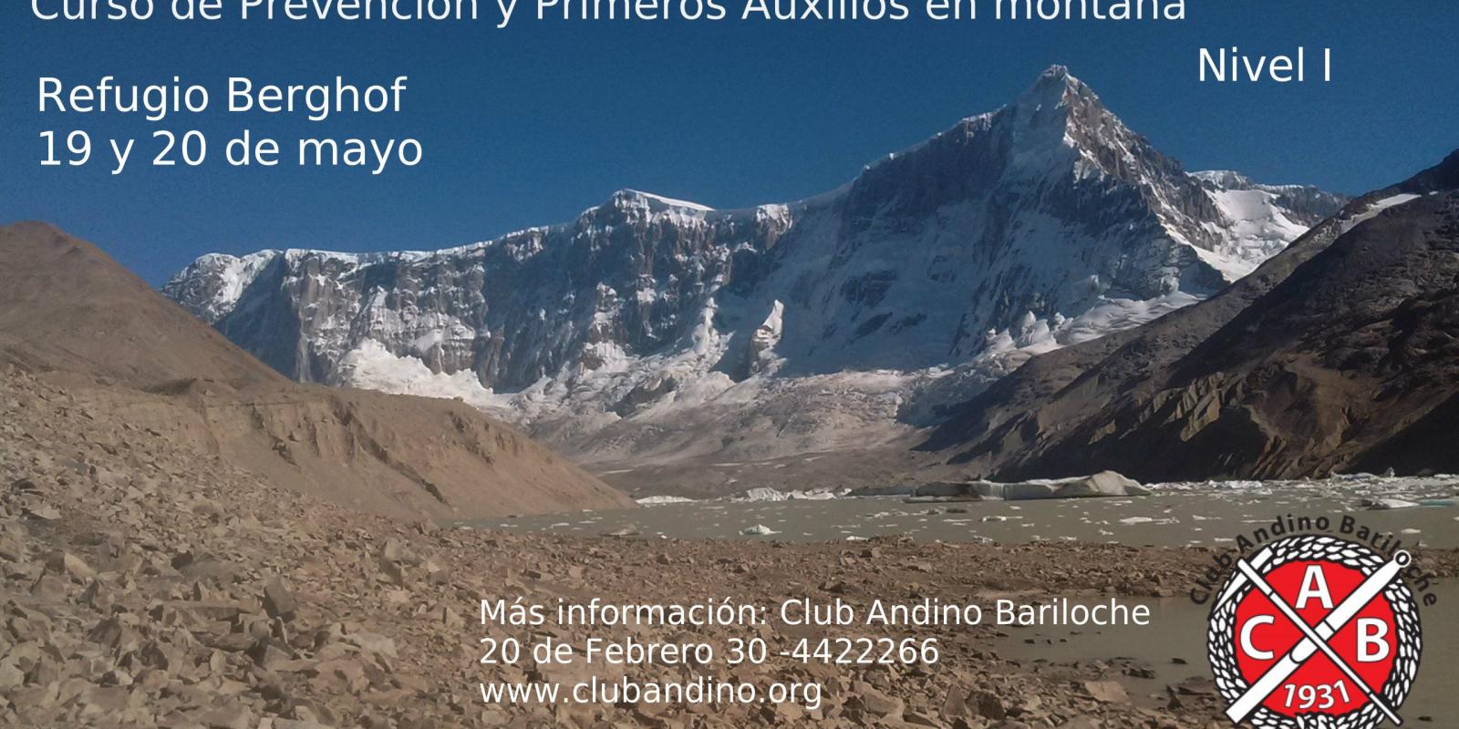 Curso de Prevenci&oacute;n y Primeros Auxilios en Monta&ntilde;a, nivel 1