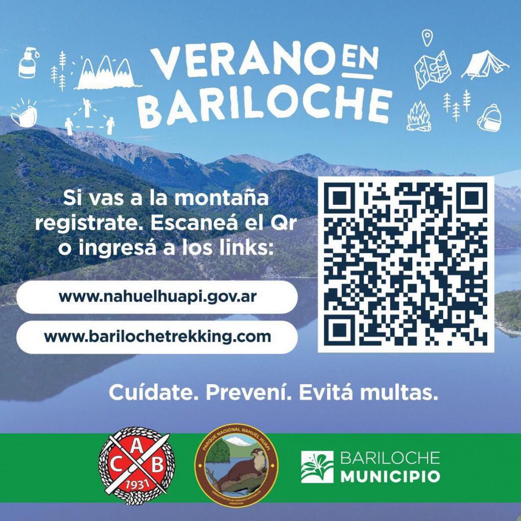 Registro de Trekking OBLIGATORIO en Parques Nacionales y Bariloche