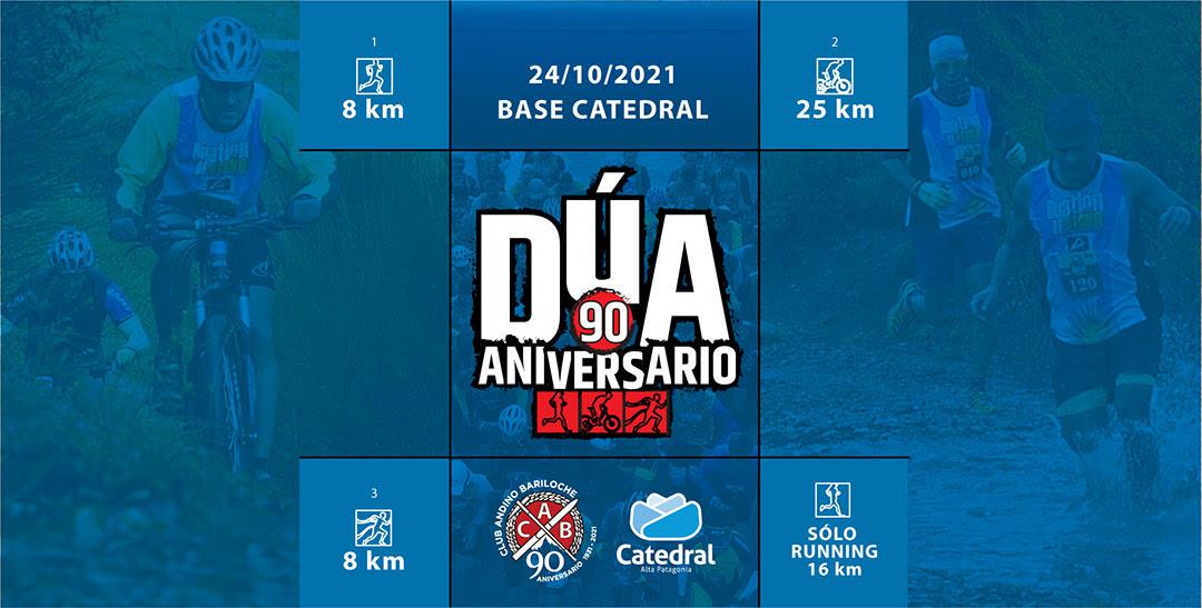 En el marco de los festejos del 90 aniversario del Club Andino Bariloche volvemos a encontrarnos en el Duatl&oacute;n, el 24 de octubre pr&oacute;ximo!