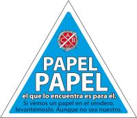 Campa&ntilde;a Monta&ntilde;as y Costa Limpias Papel papel, entrega de premios Estampa de remeras 