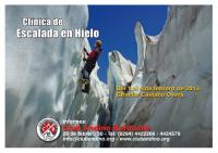 Cl&iacute;nica de Escalada en Hielo