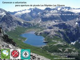 Convocatoria a voluntarios para apertura de la senda Los R&aacute;pidos  Los Cesares