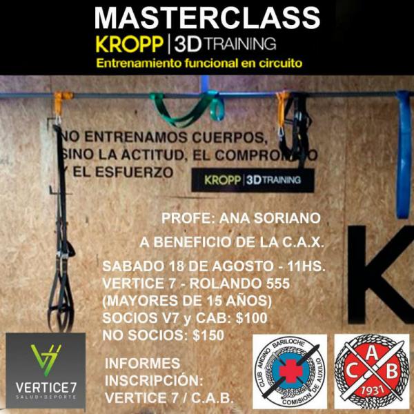 Masterclass a beneficio de la CAX