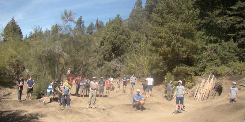 Jornada colaborativa en la escuela de Mountain Bike