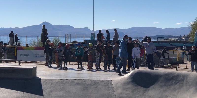 Skate CAB particip&oacute; en el primer aniversario del Skate Park Bariloche