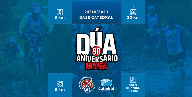 En el marco de los festejos del 90 aniversario del Club Andino Bariloche volvemos a encontrarnos en el Duatl&oacute;n, el 24 de octubre pr&oacute;ximo!