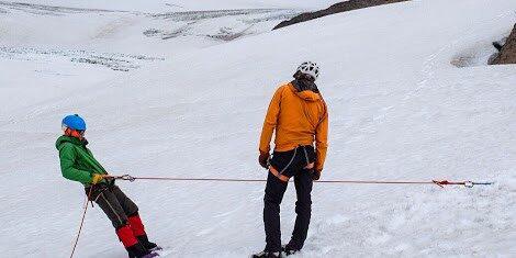 Cl&iacute;nica de escalada en hielo  Cerro Tronador  2022