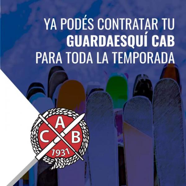 Si sos socio CAB, ya pod&eacute;s contratar tu lugar para dejar tu equipo de esqu&iacute; o snowboard en la base del Cerro Catedral