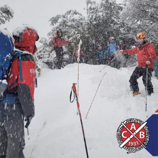 Jornada de entrenamiento de rescate invernal