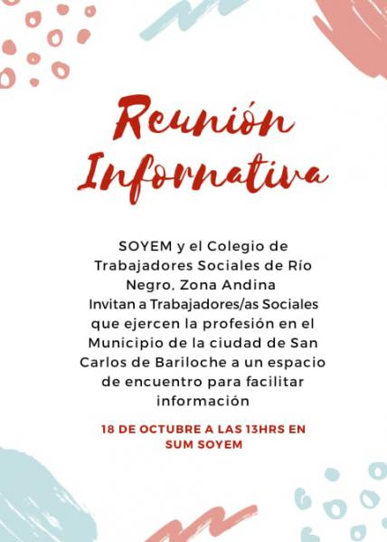 Reuni&oacute;n Informativa con Trabajadoras/es Sociales Municipales