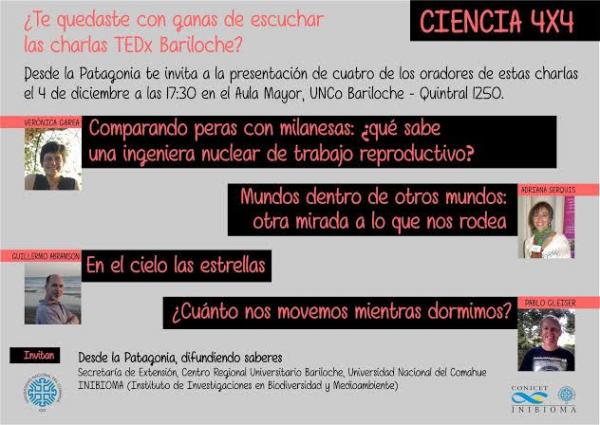 Charlas de divulgaci&oacute;n: Ciencia 4x4