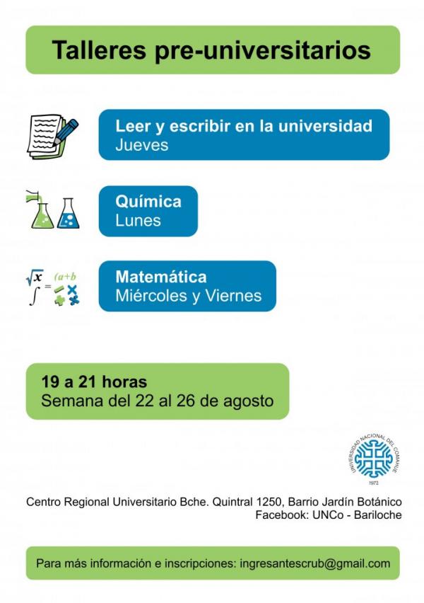 Talleres Pre-Universitarios