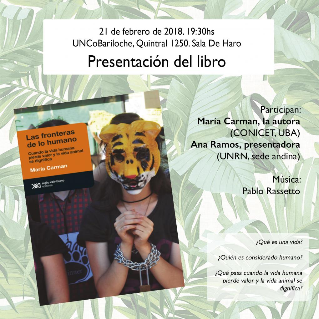 Presentaci&oacute;n del libro "Las fronteras de lo humano"