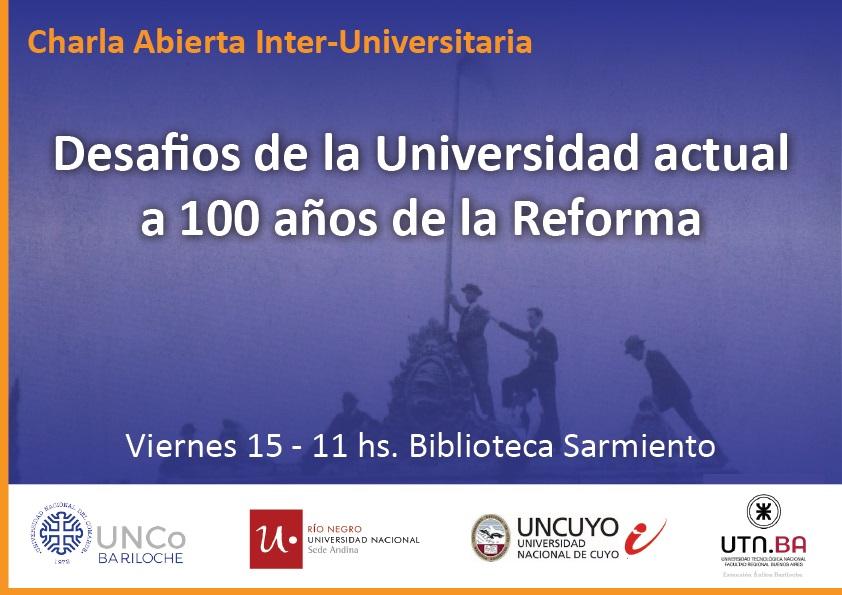 Charla inter-universitaria sobre Reforma Universitaria