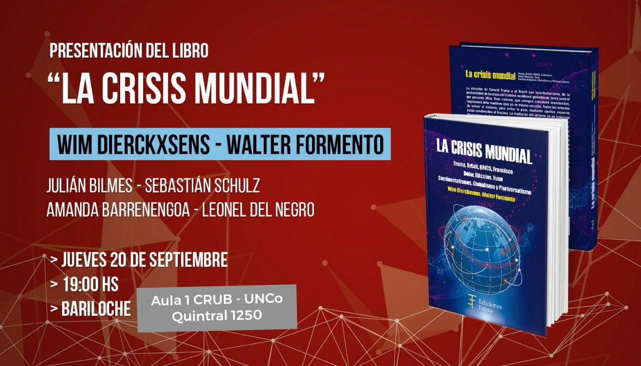 Presentaci&oacute;n del libro "La crisis mundial" en la UNCo Bariloche