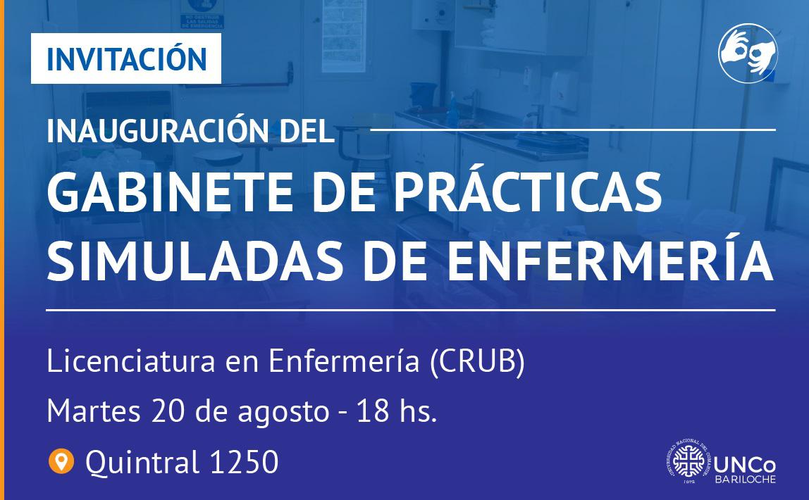 Inauguraci&oacute;n del Gabinete de Enfermer&iacute;a - martes 18hs.