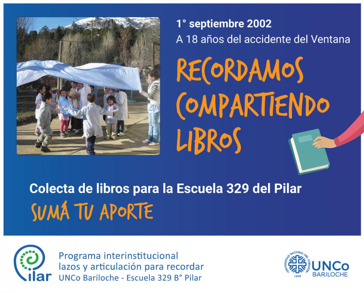 Este 1&deg; de septiembre recordamos con libros