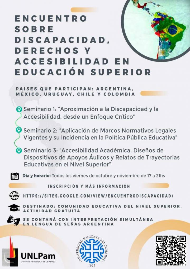 Encuentro Sobre Discapacidad, Derechos y Accesibilidad en Educaci&oacute;n Superior