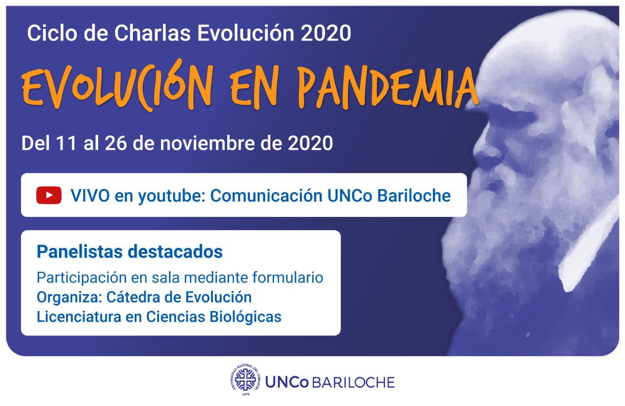 Ciclo de Charlas Evoluci&oacute;n 2020 &#147;Evoluci&oacute;n en Pandemia&#148;