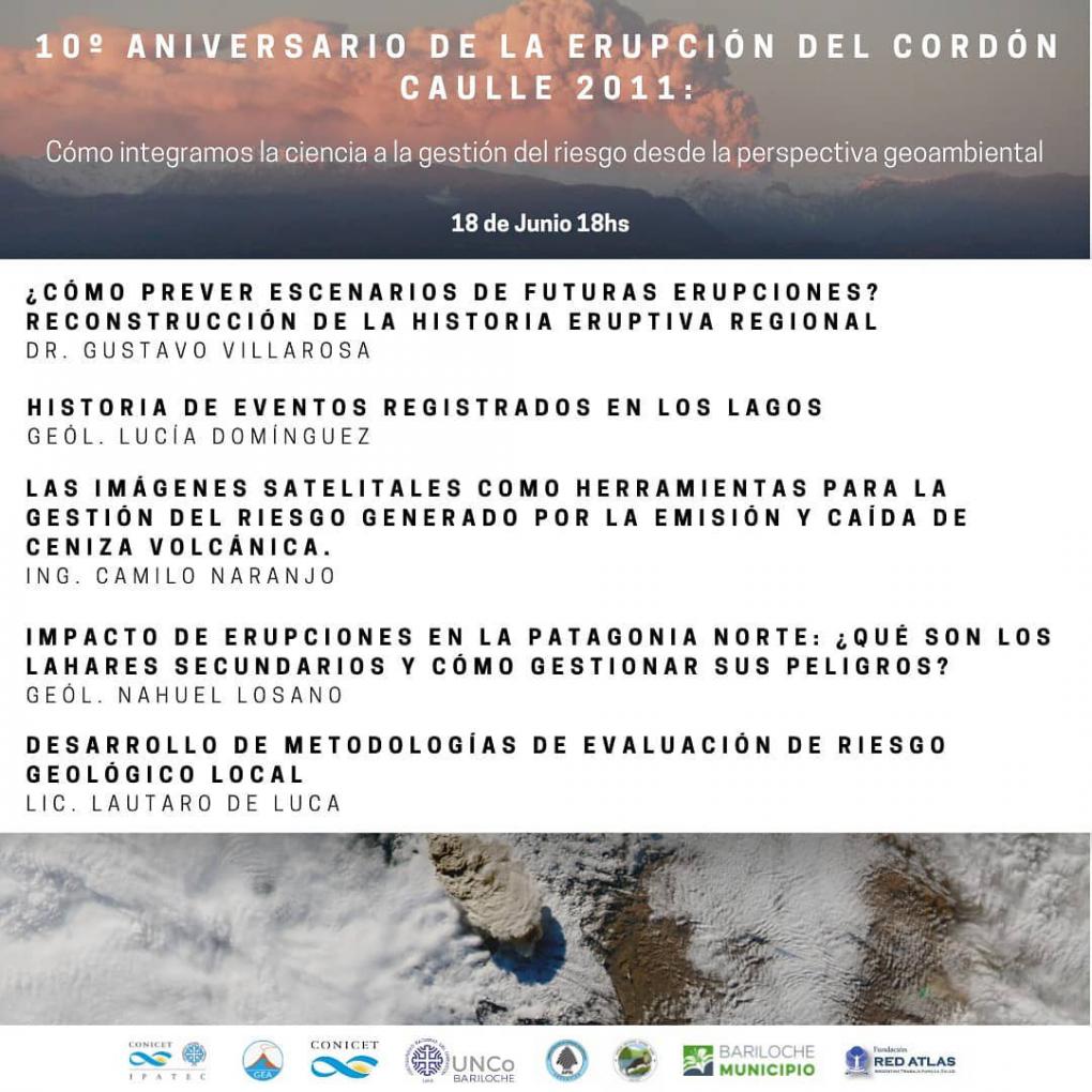 10&deg; Aniversario de la erupci&oacute;n de Cord&oacute;n Caulle 2011: C&oacute;mo integramos la ciencia a la gesti&oacute;n del riesgo desde una perspectiva geoambiental