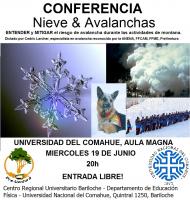 Charla sobre Nieve y Avalanchas en CRUB