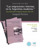 Presentacion libro sobre Migraciones Internas en CRUB