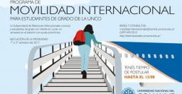 Convocatoria de Movilidad Internacional para Estudiantes de Grado de la UNCo