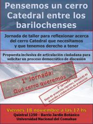 Jornada de debate Pensemos un cerro Catedral entre los barilochenses