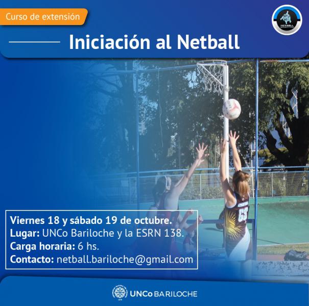 Curso de Extensi&oacute;n: Iniciaci&oacute;n al Netball, la nueva propuesta deportiva