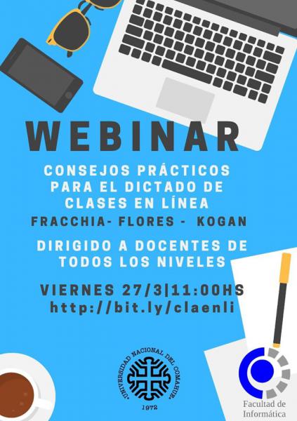 WEBINAR - Clase sobre Herramientas y Tips pr&aacute;cticos para facilitar el Teletrabajo