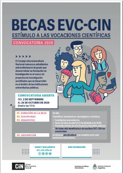 BECAS EVC CIN 2020 - Apertura de la convocatoria