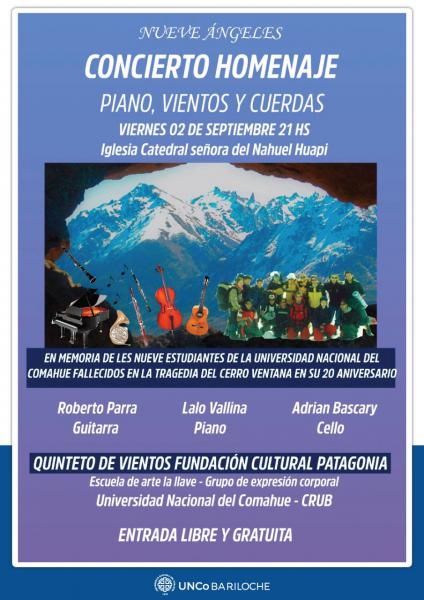 Concierto homenaje a 20 a&ntilde;os del accidente del cerro Ventana