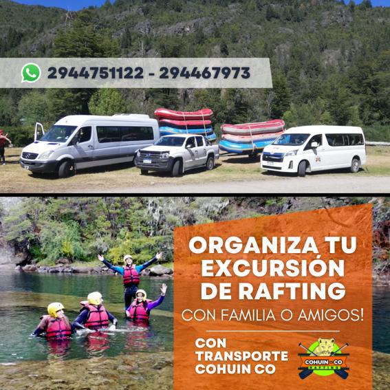 Organiz&aacute; tu excursi&oacute;n de rafting con familia o amigos