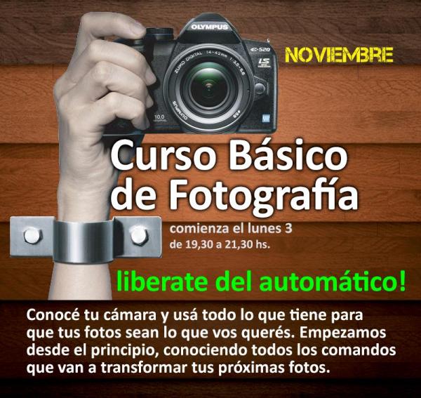 Curso b&aacute;sico de Fotograf&iacute;a