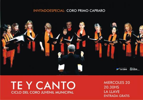 TE Y CANTO CORO CAPRARO